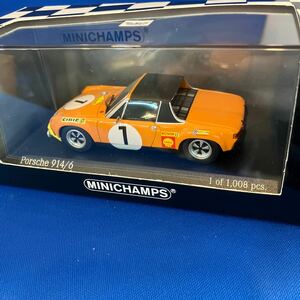  ミニチャンプス　400706501 1/43 ポルシェ 914/6 マラソン デ ラ ルート 1970 No.1 