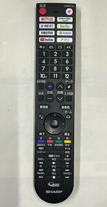 シャープ ４K液晶TV用リモコン　GB361SA　動作良好品 ②