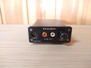 FX-AUDIO　DAC-X4J ハイレゾ対応DAC/ヘッドフォンアンプ