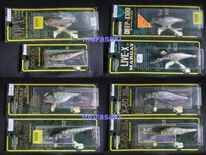 1996-2000年 megabass メガバス セット POP-X LIVE-X MARGAY REVENG VIBRATION-X ULTRA DEEP-X100 X-80TRICK DARTER DOG-X Jr. COAYU