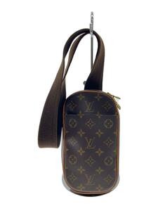 LOUIS VUITTON◆ポシェット・ガンジュ_モノグラム・キャンバス_BRW/-/BRW/総柄