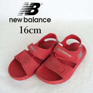 MK2307*new balance*ニューバランス*キッズサンダル*16cm*赤