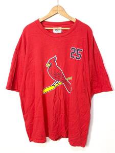 ■ビッグサイズ Lee SPORT リー MLB CARDINALS セントルイス カージナルス MGGWIRE#25 マーク マグワイア 半袖Tシャツ/古着 アメカジ ■