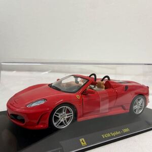 デアゴスティーニ レ・グランディ・フェラーリコレクション 1/24 Ferrari F430 SPIDER Red 2005年 スパイダー 完成品 ミニカー モデルカー