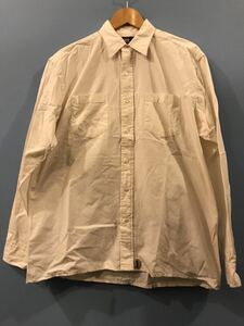 RRL ダブルアールエル ホワイト レギュラーカラーシャツ M コットン100%