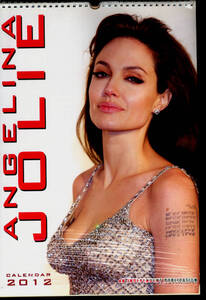 ♪即決♪送料無料♪アンジェリーナ　ジョリー/Angelina Jolie 2012年輸入カレンダー　新品未開封