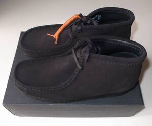 Clarks クラークス WALLABEE BOOT ワラビー ブーツ black UK9 27cm