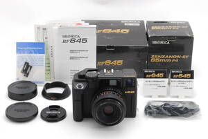 [AB-品]ZENZA BRONICA RF645★ZENZANON 65mm F4★付属品多数★元箱★1165