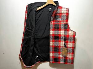 新品 正規品 USA限定 The North Face ノースフェイス US-XL ダウンベスト チェック DSA認証600フィル Down Vest