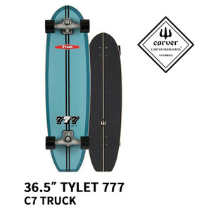 ☆送料無料☆値下げ【 CARVER SKATE BOARD 】 カーバースケートボード　 TYLER 777 (C7)　タイラートリプルセブン　正規販売店