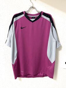 NIKE ナイキ DRI-FIT メッシュ ジャージ VネックTシャツ 