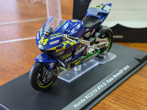 【難アリ棚卸し品】ixo社製 1/24 Honda RC211V #74 D.Kato MotoGP 2003