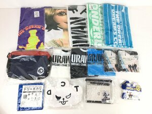 re ドリカム グッズ まとめセット Tシャツ タオル ポーチ ワルクマ ウラワン DREAMS COME TRUE ドリームズカムトゥルー 中古 現状品 re◇89