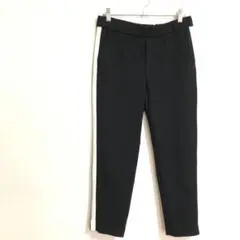 ZARA ストレッチパンツ　カジュアルパンツ　スポーツ　ランニング　黒　b110