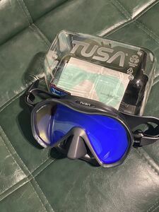 新品 TUSA Zensee ダイビング マスク M1010S QGMA グレー UV420カットレンズ 曇り止めフィルム付