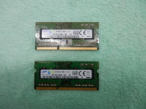  SAMSUNG メモリー PCL3-128000S 8GB 4GBX2 204Pin ②