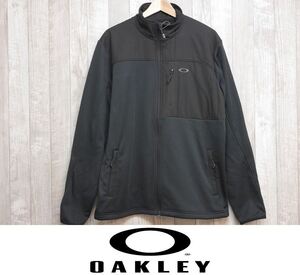 【新品:SALE】23 OAKLEY WHISTLER RC SWEATSHIRT - M - BLACKOUT ミッドレイヤー 撥水 パーカー 正規品