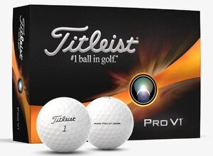 ■新品！2023 TITLEIST PRO V１ タイトリスト プロ V1 ローナンバー（1・2・3・4） 1 DZ 日本正規品