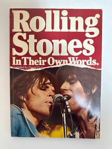 洋書 ローリングストーンズ　Rolling Stones In Their Own Words