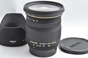 ◆美品 SIGMA NIKON用 18-50mm F2.8 EX DC MACRO #1571