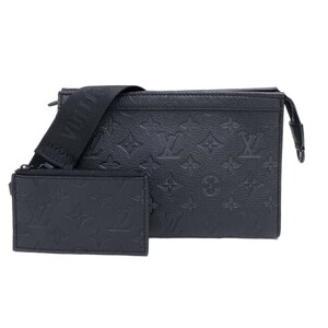 ルイ・ヴィトン LOUIS VUITTON ガストン ウェアラブル ウォレット Ｍ81115 モノグラム シャドウ ショルダーバッグ メンズ 中古