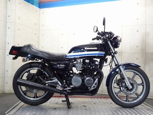 【37896】Kawasaki　Z750FXⅢ　車検あり　マフラー　リヤサス　ハンドル　油温計　現状販売　現状　部品取り　レストアベース