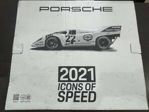 ★【希少品 2021年 カレンダー】PORSCHE ポルシェ 2021 ICONS OF SPEED メダル付 WAP0920010M★未開封品 難有 ジャンク品