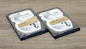 ★≪中古品≫Seagate SATA 2.5HDD 500G 2台[t23022728]