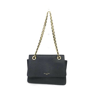 ◆Samantha Thavasa Deluxe サマンサタバサデラックス ショルダーバッグ◆ ブラック フェイクレザー レディース 肩掛け bag 鞄