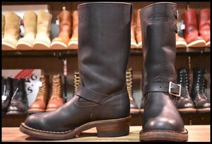 【6E 良品 14年】WESCO ウエスコ カスタムボス ブラック 黒 12インチハイト ビブラム700シングル ブーツ BOSS HOPESMORE