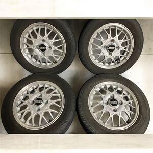 スバル純正 BBS R13 4J+45 4穴 PCD100 13インチ アルミ ホイール 4H ピッチ100 MADEinJAPAN 鍛造 FORGED メッシュ ヴィヴィオ オプション 