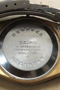 セイコー SEIKO 5606-7000 ジャンクのケースとブレス JNR 日本国有鉄道モデル 部品取りやカスタムベース等に ロードマーベル LM SGP