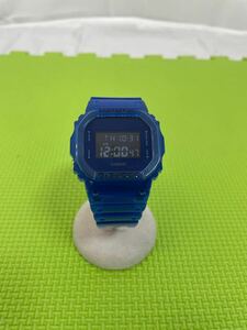 68　G-SHOCK　ジーショック　DW-5600SB　ブルー　稼働品