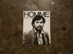 HOMME COMME des GARCONS 1979年 No.49 カタログ パンフレット デカオム 70s コムデギャルソンオム 本