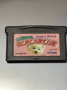 Nintendo GBA こいぬちゃんのはじめてのおさんぽ　本体 ニンテンドー ゲームボーイアドバンス Gameboy Advance 任天堂 犬 ゲームソフト