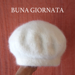 美品　BUNA GIORNATA／ボナジョルナータ★　ベレー帽