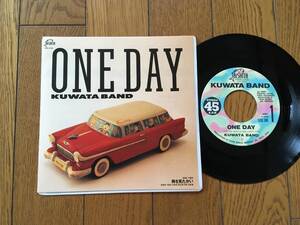 ★EP KUWATA BAND／ONE DAY 雨をみたかい (CCRのカヴァー) 桑田佳祐　サザンオールスターズ ※7inch シングル 7インチ 昭和レトロ