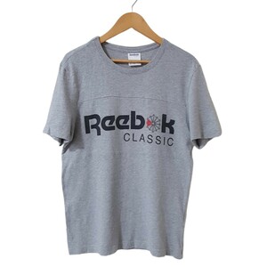 Reebok リーボック Tシャツ XS ロゴ グレー アディダスジャパン