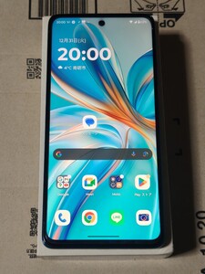 【1円スタート中古美品】【希少】ほぼ未使用 motorola moto g75グローバル版ブルーRAM8GB ROM256GBIP68耐衝撃 液晶スナドラ6gen3 microsd可