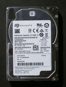 【使用29706時間】Seagate Enterprise Capacity 2.5 HDD 2TB 128MB SATA エンタープライズモデル