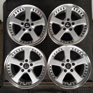 管理番号：A4-21【４本価格】【16x7J 16x8J ET+34 5x114.3 ハブ73】JAPAN MELBER GG-72F・2ピース・店頭引取可能・適格請求書発行可能