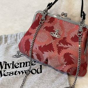 レア★スクイグル ヴィヴィアンウエストウッド◇ 2wayショルダーバッグ 赤 ハンドバッグ Vivienne Westwood 日本未入荷 イタリア購入