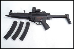 東京)東京マルイ MP5A5 スタンダード電動ガン 予備マガジン/ドットサイト付