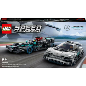 LEGO 76909 ベンツ メルセデスAMG F1 W12 E Performance メルセデスAMG Project One 「2車入り」 【新品純正品未開封-5702017160825】