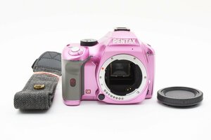 Pentax K-x ボディ 12.4MP オーダーカラー メタリックピンクｘグレー [美品・現状品] ストラップ付 手ぶれ補正