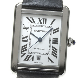 カルティエ CARTIER W5200027 タンクソロXL デイト 自動巻き メンズ _845772