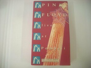 ■ 輸入VHS PINK FLOYD ピンク・フロイド / LIVE AT POMPEII ライブ・アット・ポンペイ POLYGRAM MUSIC VIDEO 080 731-3 ◇r51024