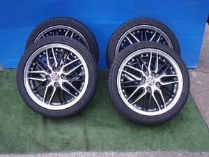 ★ L375S タント についていた 共豊 シュタイナー LMX 16インチ ホイール PCD100 4穴 5J +45 タイヤ 165/50R16 4本 SET 350450JJ 22270JJ