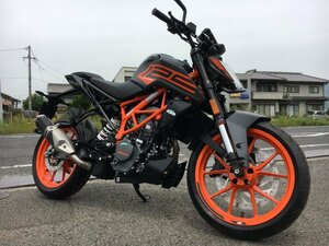 KTM 125DUKE デューク125 2023年モデル 新車 国内物 ディーラー整備登録済み 走行300m 実働 書類付き 安心安全 乗って帰れます