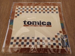 タカラトミー トミカ TOMICA セブン&アイ・ホールディングス トミカ賞 ハンドタオル 茶色 タオルハンカチ